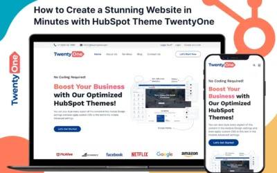How to Create a Stunning Website in Minutes with HubSpot Theme TwentyOne