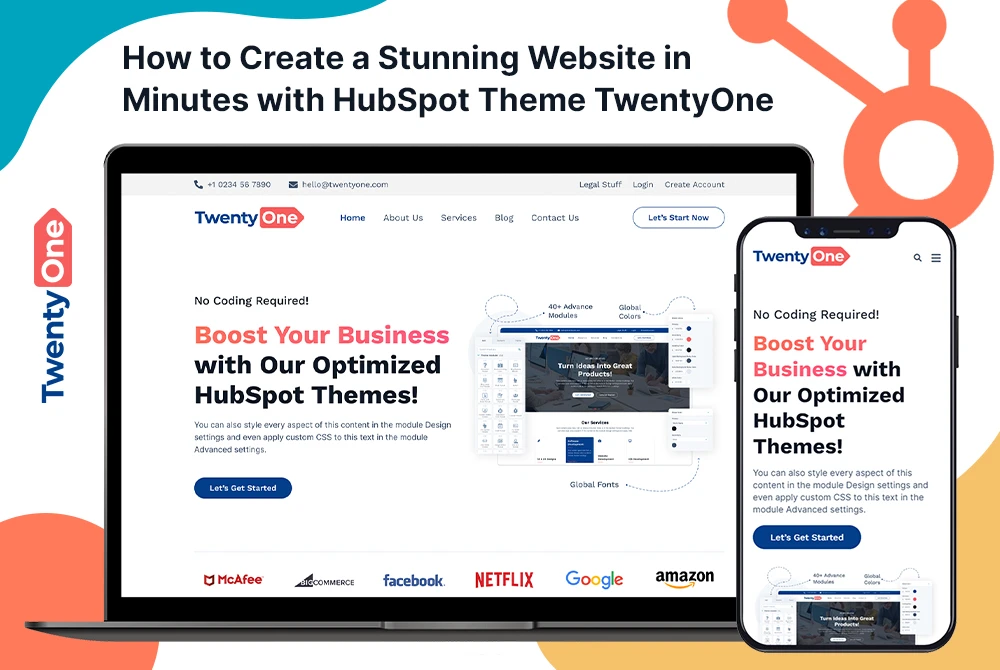 Create a Website with HubSpot Theme TwentyOne